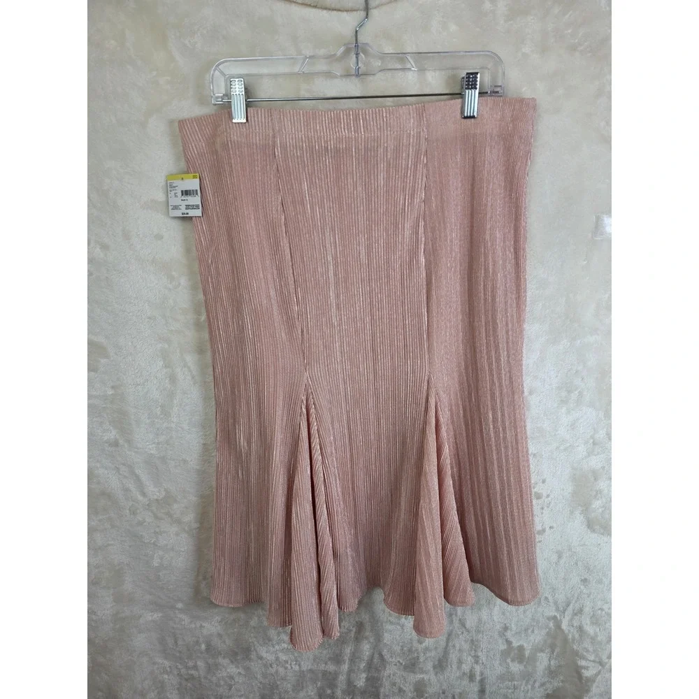 Simply Styled Plisse Swing Skirt‎ Evening Sand Pink XL S22225SS-HT-I